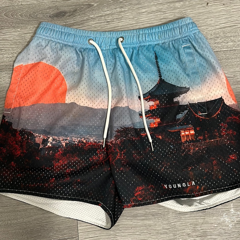Young LA house party shorts, size Medium.